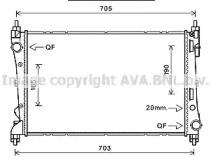 Ava FT2449 Радіатор Ava FT2449 Радіатор