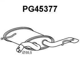 Veneporte PG45377 Глушник вихлопних газів кінцевий