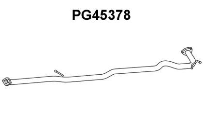 Veneporte PG45378 Випускна труба відпрацьованих газів