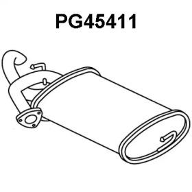 Veneporte PG45411 Глушник вихлопних газів кінцевий