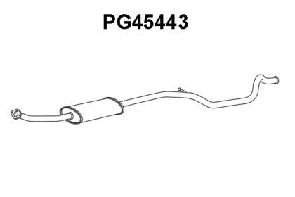 Veneporte PG45443 Muffler assy front