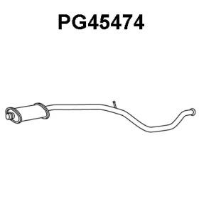 Veneporte PG45474 Muffler assy front Veneporte PG45474 Muffler assy front