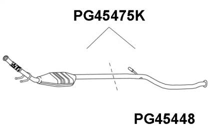 Veneporte PG45475K Каталізатор Veneporte PG45475K Каталізатор