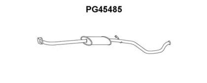 Veneporte PG45485 Muffler assy front