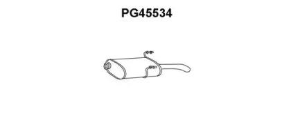 Veneporte PG45534 Глушник вихлопних газів кінцевий Veneporte PG45534 Глушник вихлопних газів кінцевий