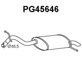 Veneporte PG45646 Глушник вихлопних газів кінцевий