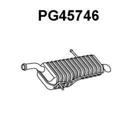 Veneporte PG45746 Глушник вихлопних газів кінцевий Veneporte PG45746 Глушник вихлопних газів кінцевий