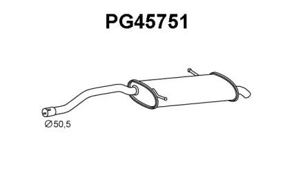Veneporte PG45751 Глушник вихлопних газів кінцевий