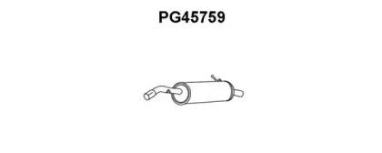 Veneporte PG45759 Глушник вихлопних газів кінцевий Veneporte PG45759 Глушник вихлопних газів кінцевий