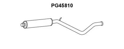 Veneporte PG45810 Muffler assy front Veneporte PG45810 Muffler assy front
