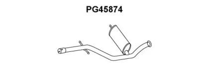 Veneporte PG45874 Середній глушник вихлопних газів