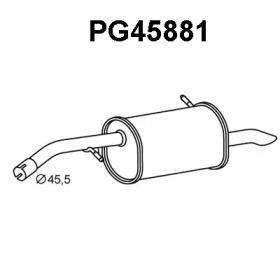 Veneporte PG45881 Schalldaempfer Veneporte PG45881 Schalldaempfer