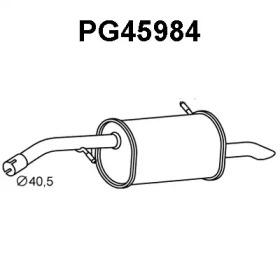 Veneporte PG45984 Глушник вихлопних газів кінцевий