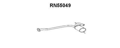 Veneporte RN55049 Середній глушник вихлопних газів Veneporte RN55049 Середній глушник вихлопних газів