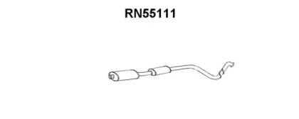 Veneporte RN55111 Середній глушник вихлопних газів Veneporte RN55111 Середній глушник вихлопних газів