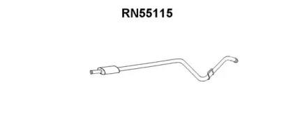 Veneporte RN55115 Muffler assy front