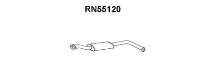 Veneporte RN55120 Muffler assy front