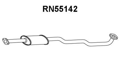 Veneporte RN55142 Muffler assy front Veneporte RN55142 Muffler assy front