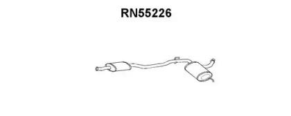 Veneporte RN55226 Muffler assy front Veneporte RN55226 Muffler assy front