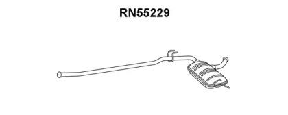 Veneporte RN55229 Muffler assy front