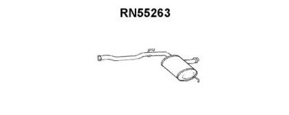 Veneporte RN55263 Muffler assy front