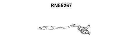 Veneporte RN55267 Середній глушник вихлопних газів Veneporte RN55267 Середній глушник вихлопних газів