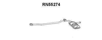 Veneporte RN55274 Muffler assy front Veneporte RN55274 Muffler assy front