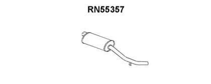 Veneporte RN55357 Глушник вихлопних газів кінцевий Veneporte RN55357 Глушник вихлопних газів кінцевий