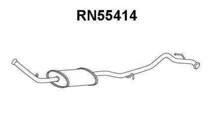 Veneporte RN55414 Muffler assy front Veneporte RN55414 Muffler assy front