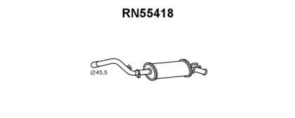 Veneporte RN55418 Глушник вихлопних газів кінцевий Veneporte RN55418 Глушник вихлопних газів кінцевий