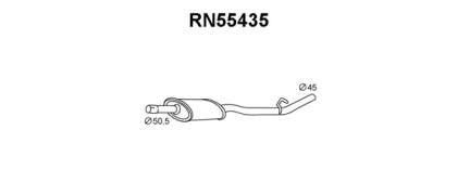 Veneporte RN55435 Середній глушник вихлопних газів