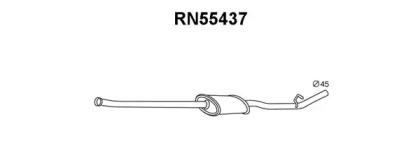 Veneporte RN55437 Muffler assy front