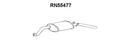 Veneporte RN55477 Глушник вихлопних газів кінцевий Veneporte RN55477 Глушник вихлопних газів кінцевий