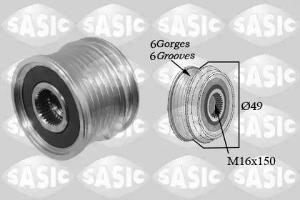 Sasic 1676003 Шкив генератора Sasic 1676003 Шкив генератора