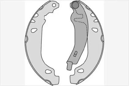 MGA M631 Колодки тормозные