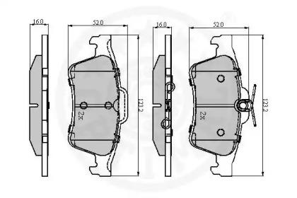 Optimal 12336 Brake pads Optimal 12336 Brake pads