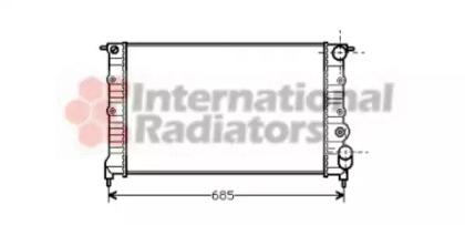 Van Wezel 43002115 Радиатор охлаждения двигателя