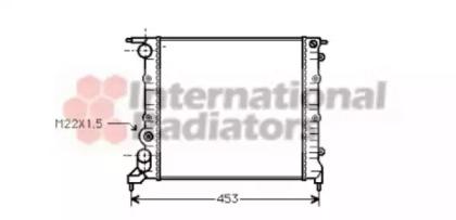 Van Wezel 43002121 Радіатор