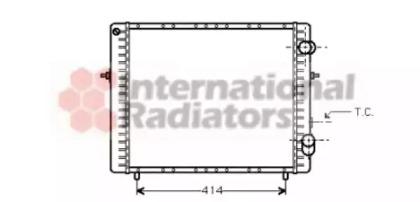 Van Wezel 43002128 Радіатор Van Wezel 43002128 Радіатор