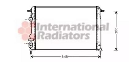 Van Wezel 43002312 Радіатор Van Wezel 43002312 Радіатор