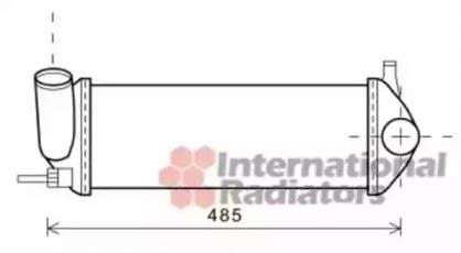 Van Wezel 43004471 Радіатор інтеркулера