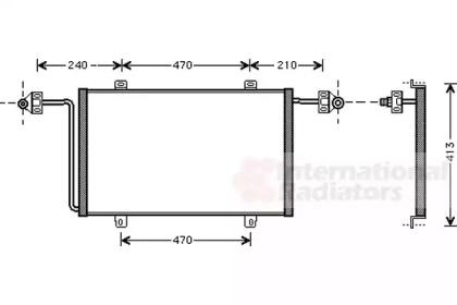 Van Wezel 43005278 Конденсер Van Wezel 43005278 Конденсер