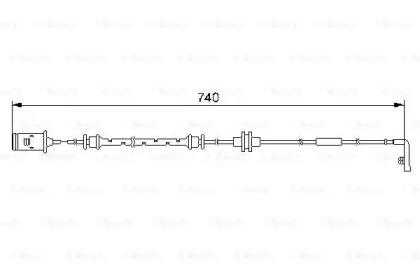 Bosch 1 987 474 973 Датчик зносу гальмівних колодок Bosch 1 987 474 973 Датчик зносу гальмівних колодок