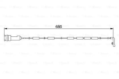 Bosch 1 987 474 974 Датчик зносу гальмівних колодок Bosch 1 987 474 974 Датчик зносу гальмівних колодок