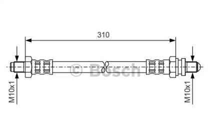 Bosch 1 987 476 407 Шланг гальмівний