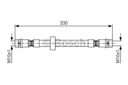 Bosch 1 987 476 410 Hose assy brake Bosch 1 987 476 410 Hose assy brake