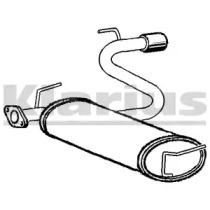 Klarius TY634E Глушник вихлопних газів кінцевий Klarius TY634E Глушник вихлопних газів кінцевий