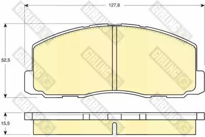 Girling 6103559 Колодки тормозные Girling 6103559 Колодки тормозные