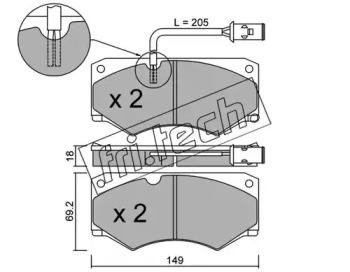 Fri.Tech. 016.2 Brake pads Fri.Tech. 016.2 Brake pads