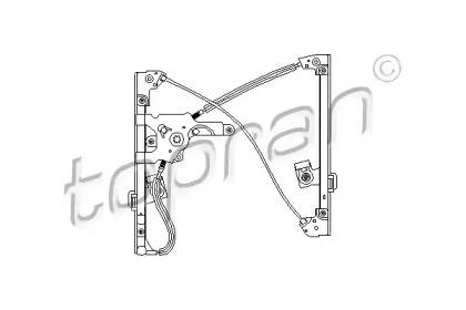 Topran 111 258 Regulator assy door window